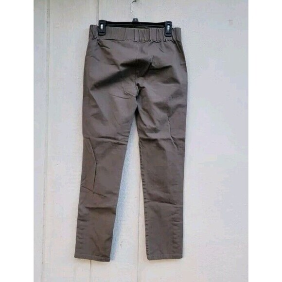 Soft Surroundings Metro Ankle Pull On Pants Women’s Small Brown Elastic Waist - Picture 3 of 5